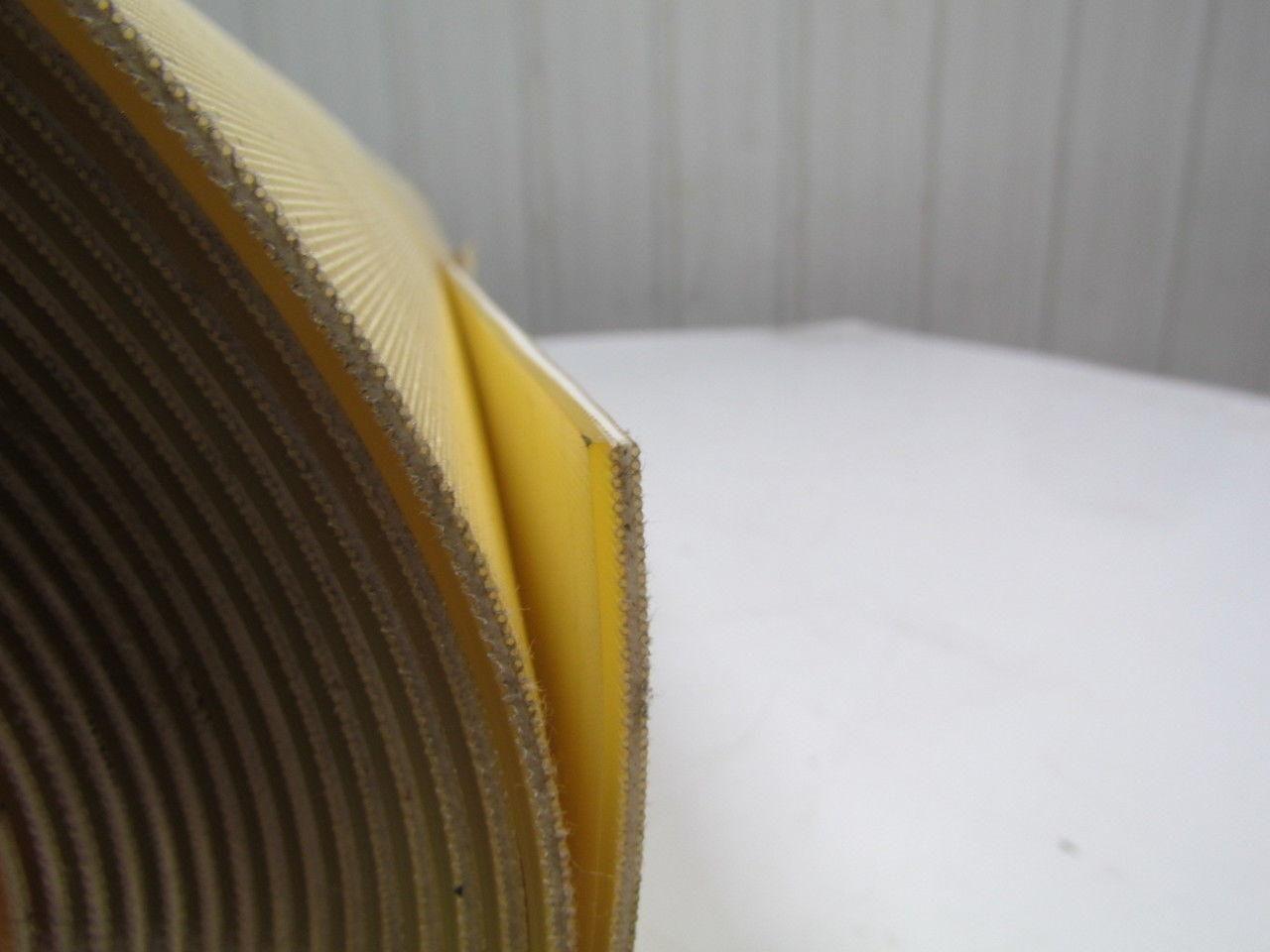 2 ply smooth top clear/white urethane rubber conveyor belt 32ftx43" 5/32" thick