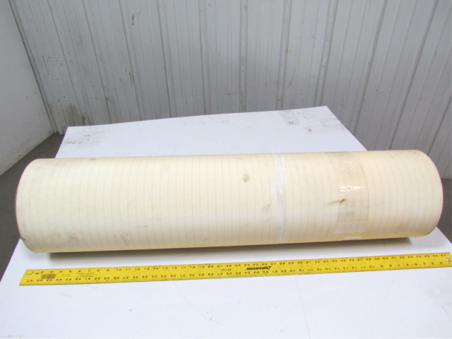 2-Ply Smooth Top Clear/White Urethane Conveyor Belt 43"W x 32' Length 5/32"Thick