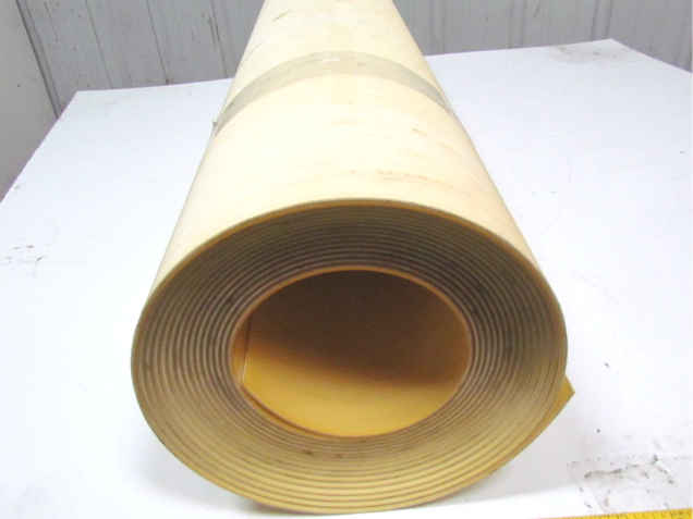 2-Ply Smooth Top Clear/White Urethane Conveyor Belt 43"W x 32' Length 5/32"Thick