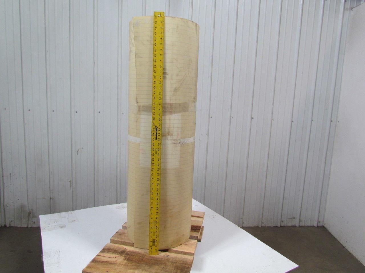 2 ply smooth top clear/white urethane rubber conveyor belt 86ftx47-1/4"