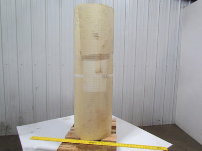 2 ply smooth top clear/white urethane rubber conveyor belt 86ftx47-1/4"