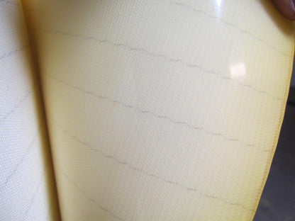 2 ply smooth top clear/white urethane rubber conveyor belt 86ftx47-1/4"