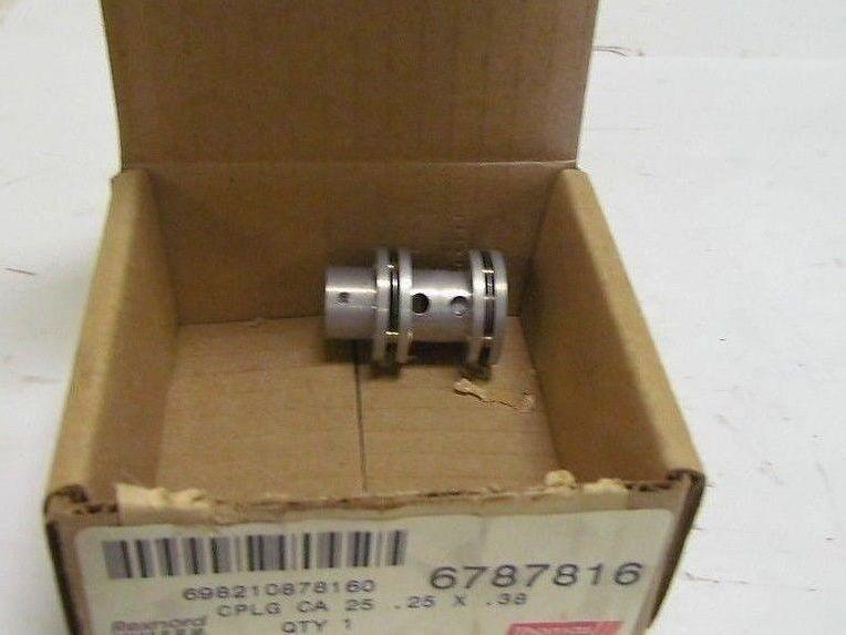 Rexnord Thomas CA 25 Flexible Shaft Encoder Coupling 1/4" -3/8" Bore 1-7/16" OAL