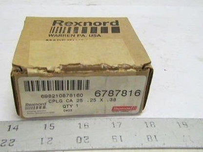 Rexnord Thomas CA 25 Flexible Shaft Encoder Coupling 1/4" -3/8" Bore 1-7/16" OAL