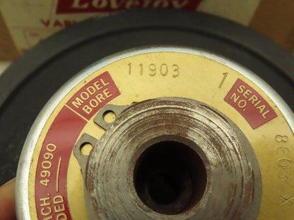 Lovejoy 11903 1" Bore Spring Loaded Variable Speed Pulley NIB