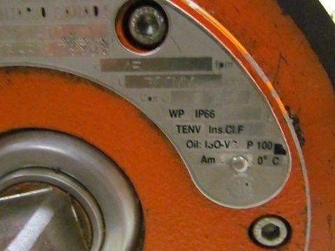 Van Der Graaf Motorized Pulley Drum Motor TM150B-834 .34hp 440v 6"x12"