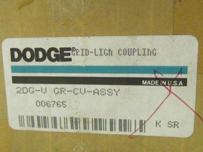 Dodge 006765 1020T20 Flex Shaft Coupler Grid & Cover Assy Grid Lign Size ZDG-V