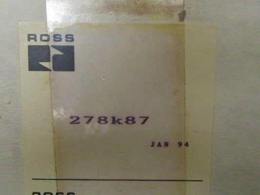 Ross Controls 278K87 Ross CV2 Mesp Kit 3PO CC Sol Pil NIB