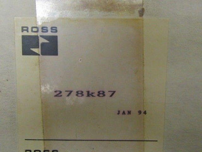 Ross Controls 278K87 Ross CV2 Mesp Kit 3PO CC Sol Pil NIB