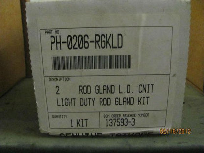 Zatkoff Seals & Packing PH-0206-RGKLD 2" CNIT Light Duty Rod Gland Kit NIB