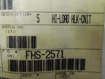 Zatkoff Seals & Packing 0704-NCN2 5" HI-Load HLK-CNIT