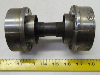 Floating Coupling 1 1/8" Shaft 3/4" Steel Balls 6-6-3/4Long 3 9/16" OD Hubs NEW