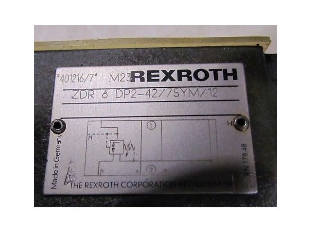 Rexroth ZDR 6 DD2-42/75YM/12 Valve NEW