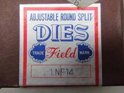 Field 1-14 NF Adjustable Split Die 3" OD Round HSS RH Japan NIB