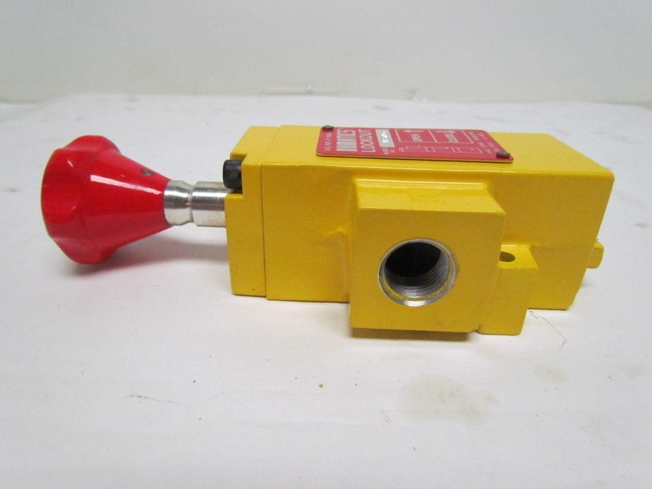Numatics VL30N04AY 1/2" NPT Manual Lockout Valve NIB