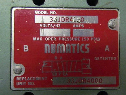 Numatics 33JDR4000 Pneumatic Valve