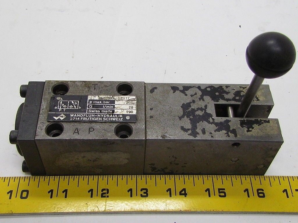 Wundfluh-Hydraulik AH32060L-52017 Hydraulic Valve Hand Lever