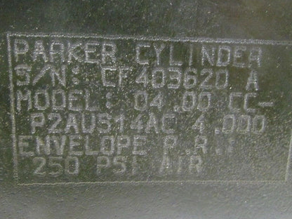 Parker 04.00 CC-P2AUS14AC 4.000 4"Bore 4"Stroke End of Stroke Prox Probe Preped