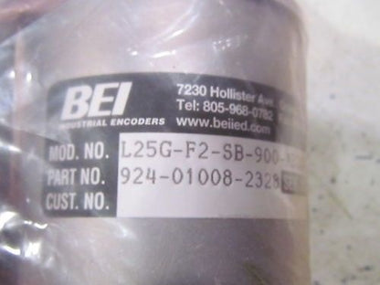 BEI Industrial Encoder L25G-F2-SB-900-ABZC-28V/V-SCS185
