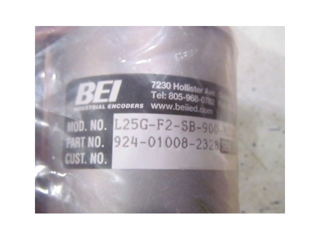 BEI Industrial Encoder L25G-F2-SB-900-ABZC-28V/V-SCS185