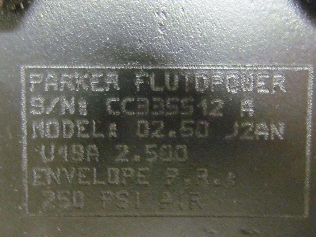 Parker 02.50 J2ANU19A 2.500 Pneumatic Air Cylinder 2 1/2"Bore 2 1/2"Stroke 2AN