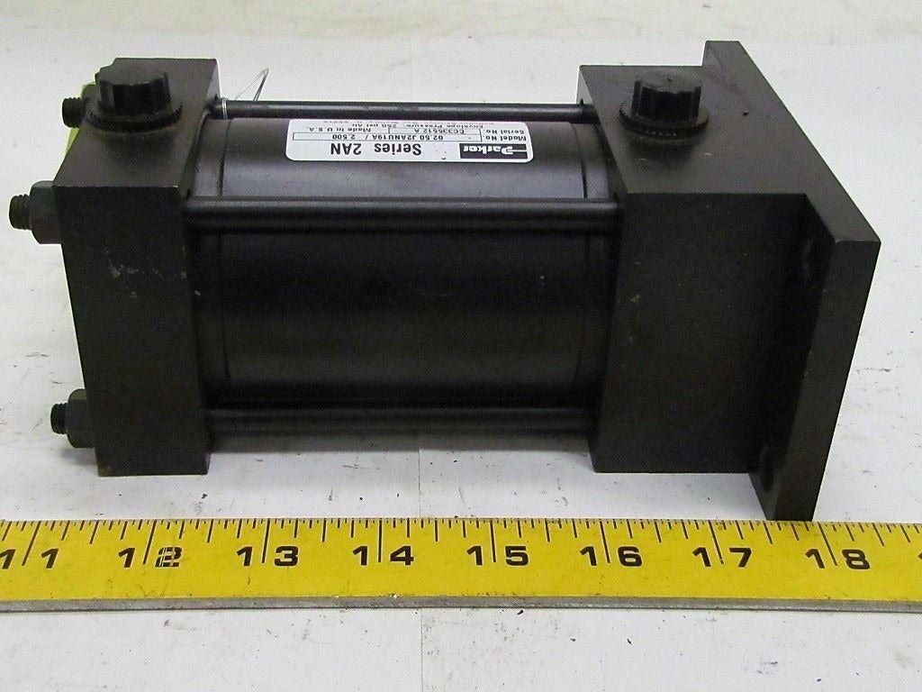 Parker 02.50 J2ANU19A 2.500 Pneumatic Air Cylinder 2 1/2"Bore 2 1/2"Stroke 2AN