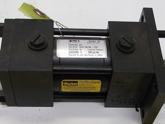 Parker 02.00 KJTD2AT19A19A 1.000 Pneumatic Air Cylinder 2"Bore 1"Stroke 2A Ser