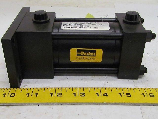Parker 02.00 J2AU19A 2.000 Pneumatic Air Cylinder 2"Bore 2"Stroke 2A Series