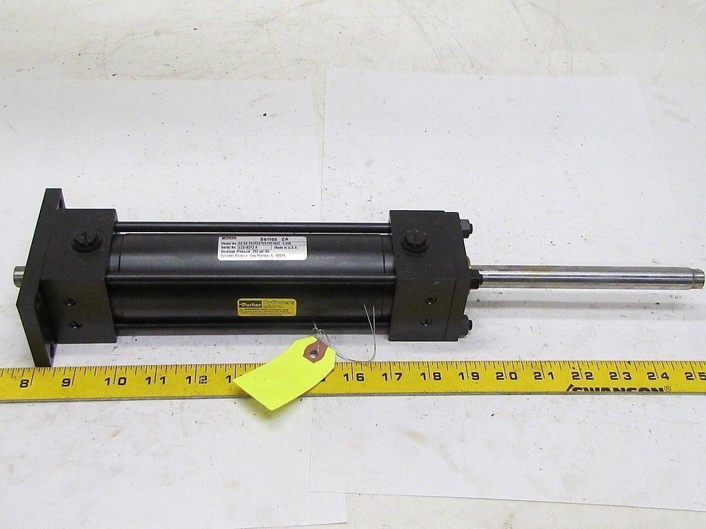Parker 02.00 CKJF2ATVS19A19AC 6.000 Pneumatic Air Cylinder 2"Bore 6"Stroke 2A