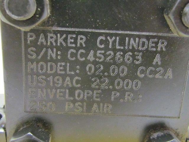 Parker 02.00 CC2AUS19AC 22.000 Pneumatic Air Cylinder 2"Bore 22"Stroke 2A Series