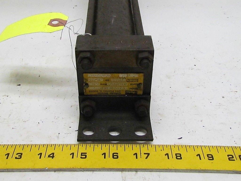 Parker 02.00 CCB2AN19C 16.000 Pneumatic Air Cylinder 2"Bore 16"Stroke 2AN Series