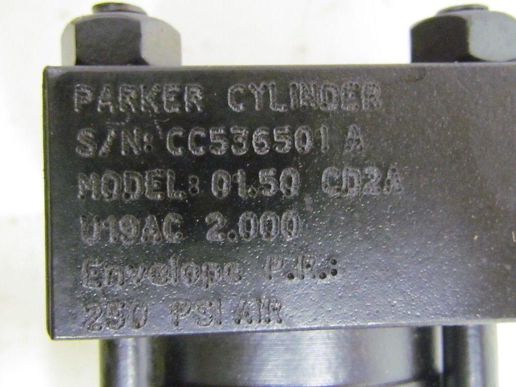 Parker 01.50 CD2AU19AC 2.000 Pneumatic Air Cylinder 1 1/2"Bore 2"Stroke 2A Ser