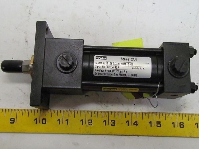 Parker 01.50 CJ2ANUV14AC 2.000 Pneumatic Air Cylinder 1 1/2"Bore 2"Stroke 2AN