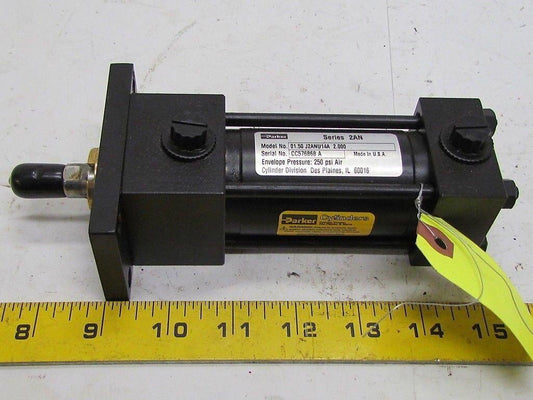 Parker 01.50 J2ANU14A 2.000 Pneumatic Air Cylinder 1 1/2"Bore 2"Stroke 2AN Ser