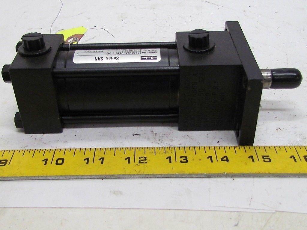 Parker 01.50 J2ANU14A 2.000 Pneumatic Air Cylinder 1 1/2"Bore 2"Stroke 2AN Ser