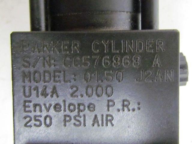 Parker 01.50 J2ANU14A 2.000 Pneumatic Air Cylinder 1 1/2"Bore 2"Stroke 2AN Ser