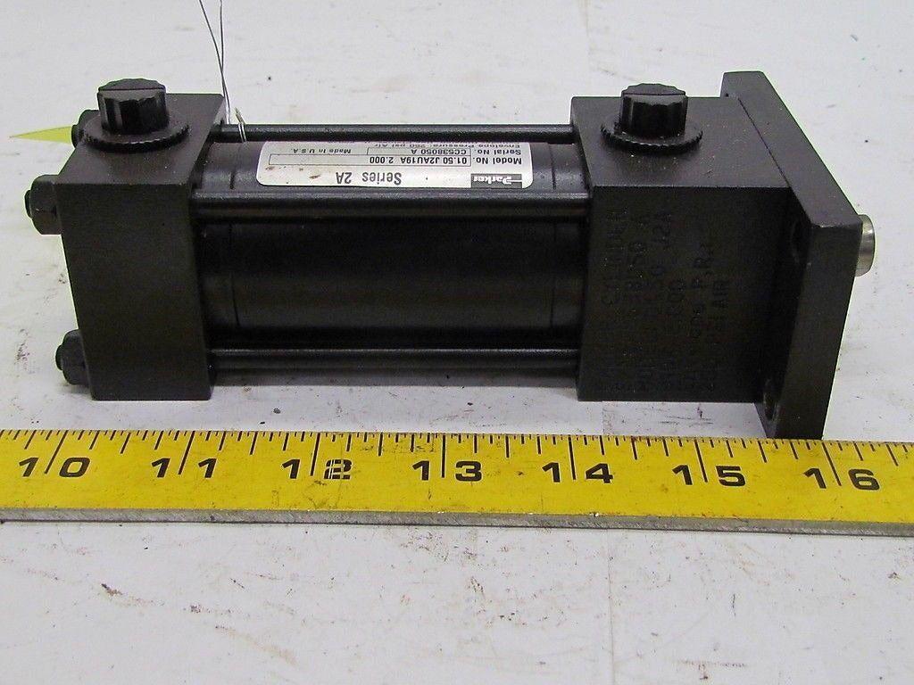 Parker 01.50 J2AU19A 2.000 Pneumatic Air Cylinder 1 1/2"Bore 2"Stroke 2A Series
