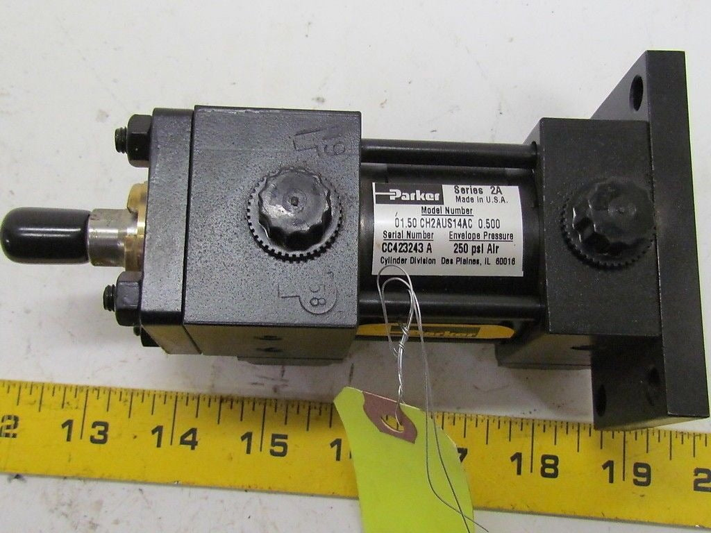 Parker 01.50 CH2AUS14AC 0.500 Pneumatic Air Cylinder 1 1/2" Bore 1/2"Stroke 2A