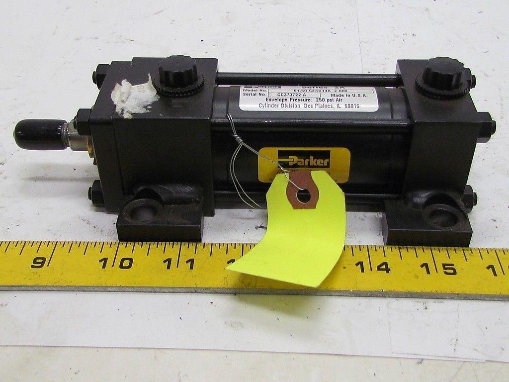 Parker 01.50 C2AU14A 2.000 Pneumatic Air Cylinder 1 1/2"Bore 2"Stroke 2A Series