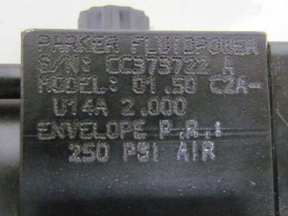 Parker 01.50 C2AU14A 2.000 Pneumatic Air Cylinder 1 1/2"Bore 2"Stroke 2A Series