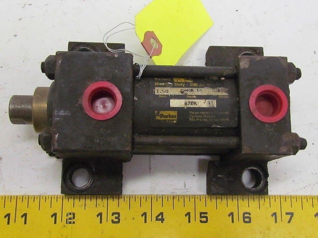 Parker 01.50 CMA14 1.000 Pneumatic Air Cylinder 1 1/2"Bore 1"Stroke MA Series