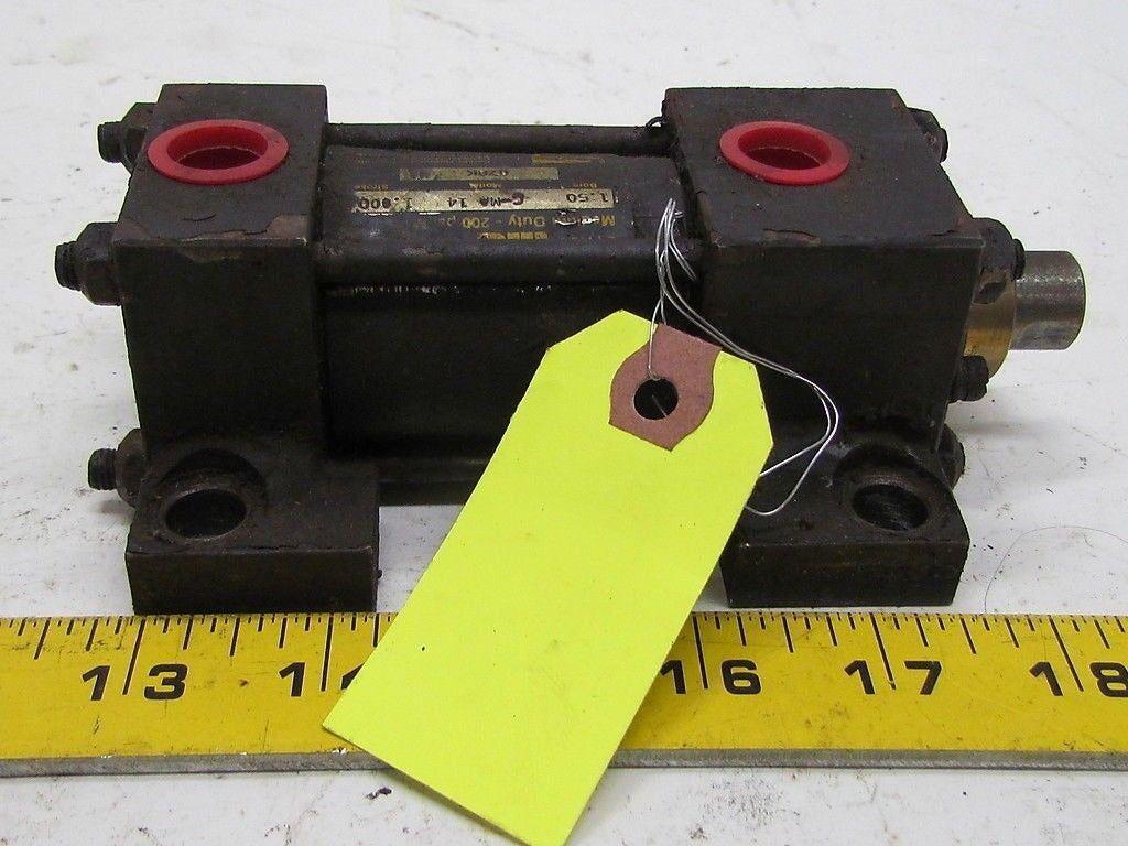 Parker 01.50 CMA14 1.000 Pneumatic Air Cylinder 1 1/2"Bore 1"Stroke MA Series