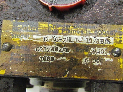 Parker 02.00 CKC2HLTJ1919C 6.000 Hydraulic Cylinder 2" Bore 6"Stroke 2H Series