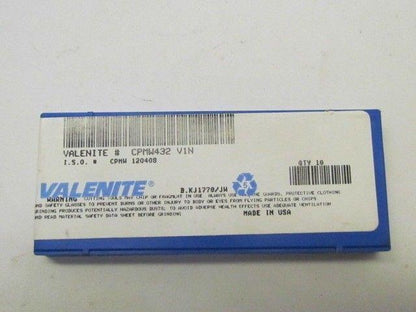 Valenite CPMW432 V1N Carbide Insert Box of 10 pc NIB