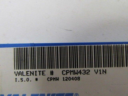 Valenite CPMW432 V1N Carbide Insert Box of 10 pc NIB