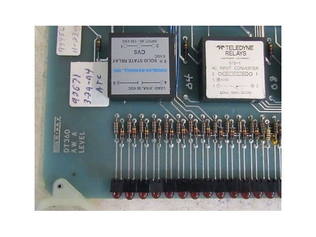 Sciaky DT360 AW A Level Board