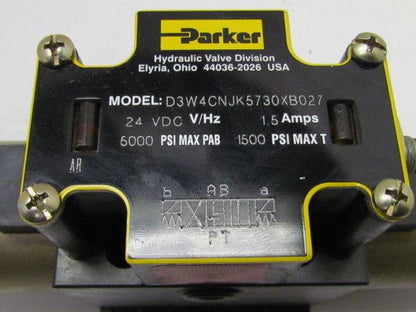 Parker D3W4CNJK5730XB027 24vdc Hydraulic Directional Control Valve