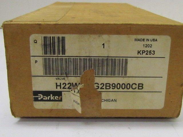 Parker H22WXBG2B9000CB 24vdc Pneumatic Solenoid Valve