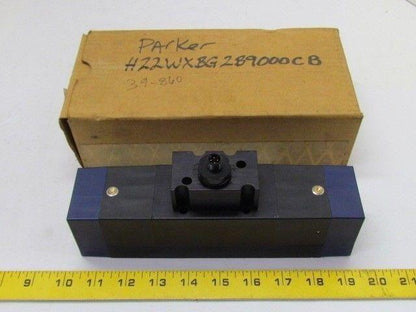Parker H22WXBG2B9000CB 24vdc Pneumatic Solenoid Valve