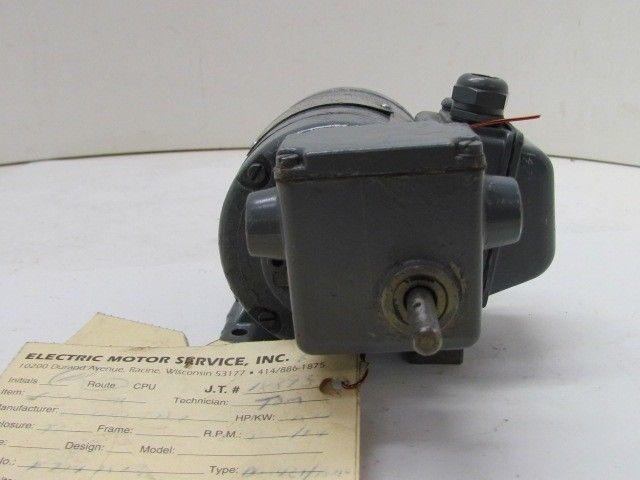 Eberhard Bauer D-7300 Esslinger K7747813 DU 34 Z1/98-MF 1.4Rpm Motor 220/380V